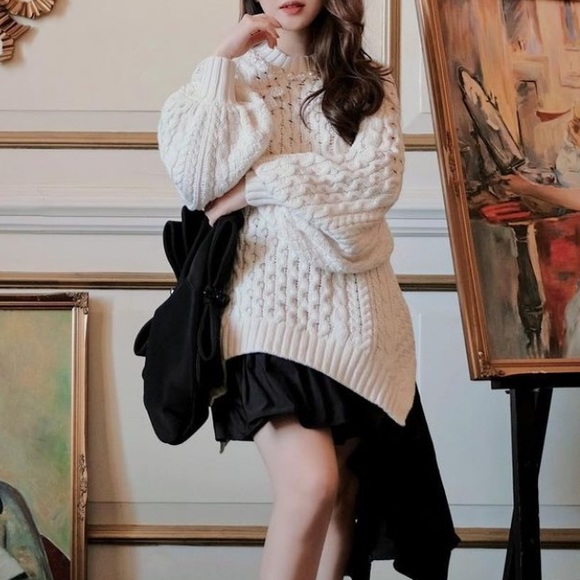Simone Rocha X Hm Chunkyknit Sweater 
